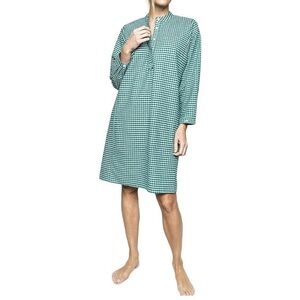 Petite Plume Green Checkered Women's Gown